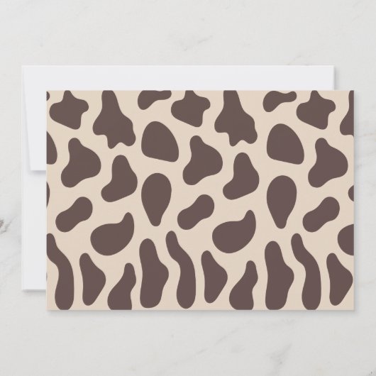 ウェスタンカウボーイロデオボーイズ写真誕生日 招待状 (裏面)