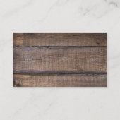 ウェスタンカウボーイ女性のカーボーイホースショーワゴンホイール 名刺 (裏面)