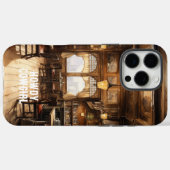 ウェスタンカウボーイ カウガール ワイルドウェストの街 Case-Mate iPhoneケース (裏面 (横))