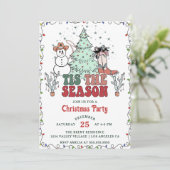 ウェスタンカウボーイ クリスマスシーズン パーティー 招待状 (スタンド正面)
