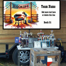 ウェスタンカウボーイBBQクックオフシーンカスタム