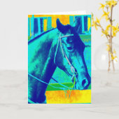 ウェスタンカラフルホースすべての行事 カード (黄色い花)