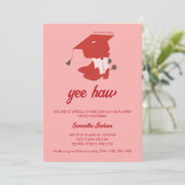 ウェスタンカントリーカウボーイブーツ&キャップ卒業 招待状 (スタンド正面)