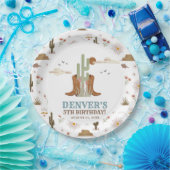 ウェスタンカントリーカウボーイロデオバースデーパーティー ペーパープレート (パーティー)