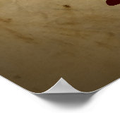 ウェスタンカントリーカウボーイ結婚式写真ポスター ポスター (角)