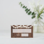 ウェスタンカントリーシャワ結婚ーズフラット座席表 プレイスカード (スタンド正面)