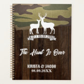 ウェスタンカントリー鹿 ハント終了 ウェディング プランナー手帳 (正面)