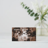 ウェスタンカントリー ボヘミアンのデイジー ウェディング 名刺 (スタンド正面)