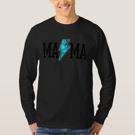 ウェスタンカントリー ボホ ターコイズ ブリッツ ウェス Tシャツ (正面)