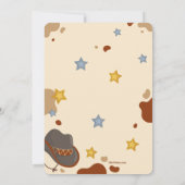 ウェスタンキッド誕生日パーティーの招待状 招待状 (裏面)