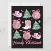 ウェスタンクリスマスコケッタハウッドガーリーブーツハット シーズンカード (正面)