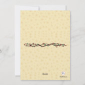 ウェスタンクリスマスフォトホリデーカード シーズンカード (裏面)