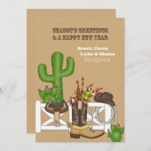 ウェスタンクリスマスホリデーカード シーズンカード (正面/裏面)