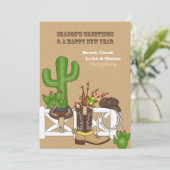 ウェスタンクリスマスホリデーカード シーズンカード (スタンド正面)