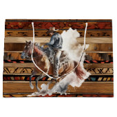 ウェスタンクールカントリーのカウボーイパーティー ラージペーパーバッグ (正面)