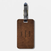 ウェスタンクール文字 ラゲッジタグ (裏面縦)