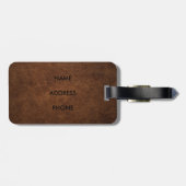 ウェスタンクール文字 ラゲッジタグ (裏面横)