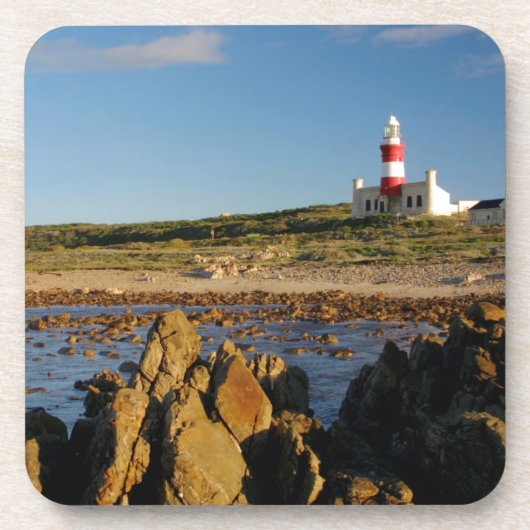 ウェスタンケープ2アグラス灯台 コースター (正面)