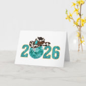 ウェスタンコウガール新年2026 カード (黄色い花)