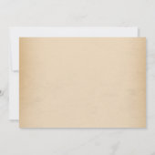 ウェスタンコウボー誕生日パーティー感謝カード写真 招待状 (裏面)