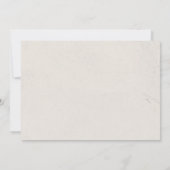 ウェスタンサドルを上げ、誕生日写真に参加 招待状 (裏面)