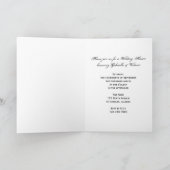 ウェスタンサドルカントリー結婚式シャワー招待状 招待状 (内部)