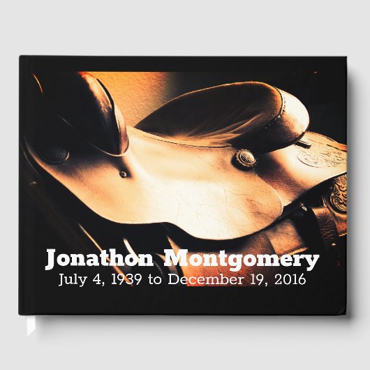 ウェスタンサドル&カウボーイズ祈りの言葉メモリアル ゲストブック (正面)