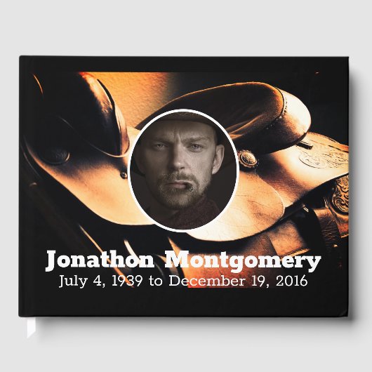 ウェスタンサドル&カウボーイズ祈りの言葉メモリアル ゲストブック (正面)