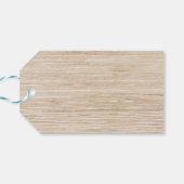 ウェスタンサンキューウッドカウボーイブートカントリーウェディング ギフトタグ (裏面横)