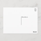 ウェスタンサンキューウッドカウボーイブートカントリーウェディング ポストカード (裏面)