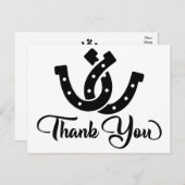 ウェスタンサンキューカウボーイブーツ国の結婚式 ポストカード (正面/裏面)