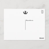 ウェスタンサンキューカウボーイブーツ国の結婚式 ポストカード (裏面)