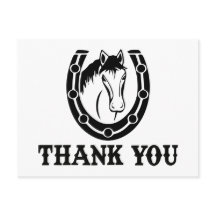 ウェスタンサンキューホースシューズ結婚のブラック