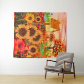 ウェスタンサンフラワーズアート絵画ズ – ファ素朴ーム タペストリー (インサイチュ(横))