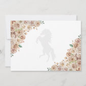 ウェスタンシャンパン金ゴールドクインセアニラザデイトを保存 招待状 (裏面)