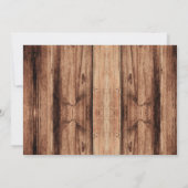 ウェスタンスタイルのハッピーエンドパーティー（独身最後の女友達とのパーティー）招待状付 招待状 (裏面)