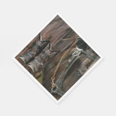 ウェスタンスタイルウースとカウボーイブーツ スタンダードランチョンナプキン (角)