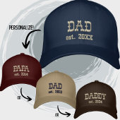 ウェスタンスタイルパパ確立された刺繍帽子 刺繍入りキャップ