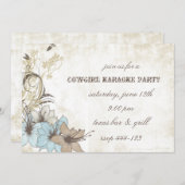 ウェスタンスタイルパーティの招待状 招待状 (正面/裏面)