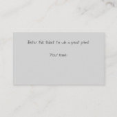 ウェスタンスタイル女性のカーボーイラッフル エンクロージャーカード (裏面)