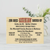 ウェスタンスタイル懇親会招待状 招待状 (スタンド正面)