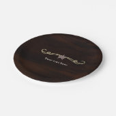 ウェスタンスターカントリー素朴バースデーパーティープレート ペーパープレート (アングル)