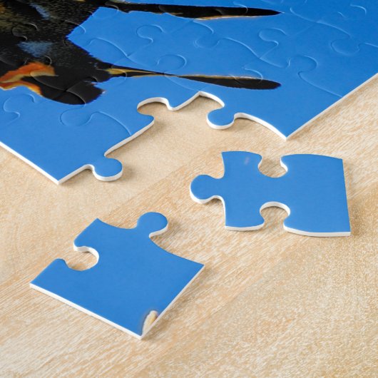 ウェスタンタイガーアゲハチョウバタフライオンザブキーエ ジグソーパズル (側面)