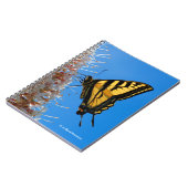ウェスタンタイガーアゲハチョウバタフライオンザブキーエ ノートブック (左側)