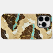 ウェスタンターコイズとレザースタイルウィメンズ Case-Mate iPhoneケース (裏面 (横))