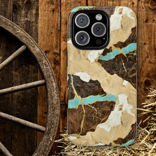 ウェスタンターコイズとレザースタイルウィメンズ Case-Mate iPhone 14 PRO MAXケース