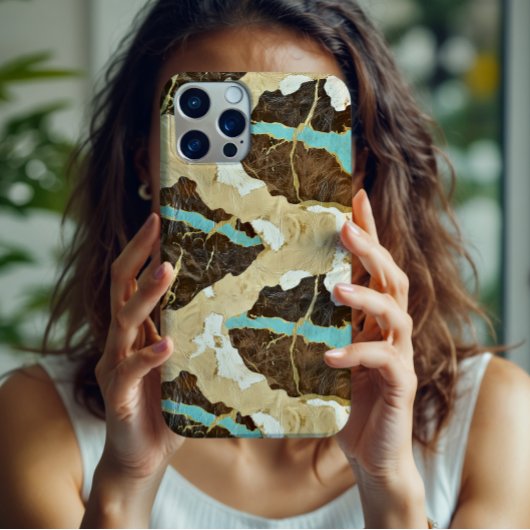 ウェスタンターコイズとレザースタイルウィメンズ Case-Mate iPhoneケース