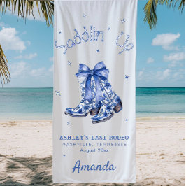 ウェスタンチャイニーズスタイルでサドルを組んで独身最後の女祭り ビーチタオル