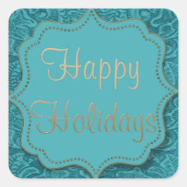 ウェスタンツーリング革とセンターハッピーホリデイズ スクエアシール