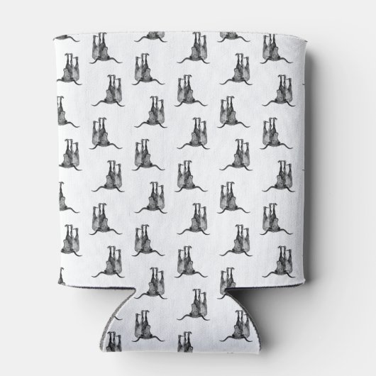 ウェスタンテキサス州ロングブカスタムルBGカラー 缶クーラー (裏面)